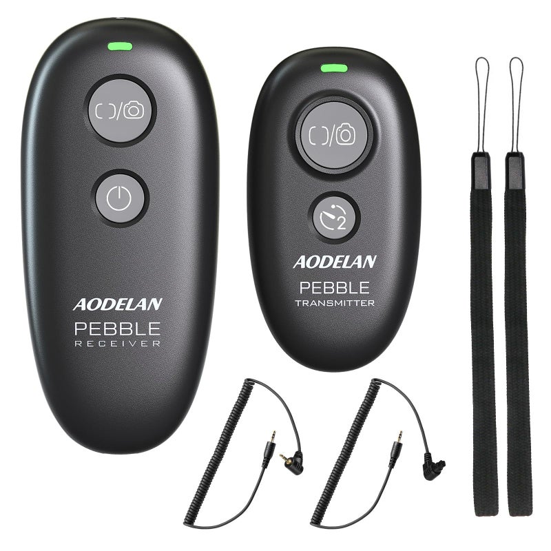 AODELAN Camera Wireless Shutter Release Remote Control for Canon EOS R5 C, R3, R6, 5D, For Fujifilm GFX 50S II, for Olympus E-M1 Mark III, E-M5 III;Replaces Canon TC-80N3, RS-60E3, Fuji RR-100, Olympus RM-CB2 - Image 1